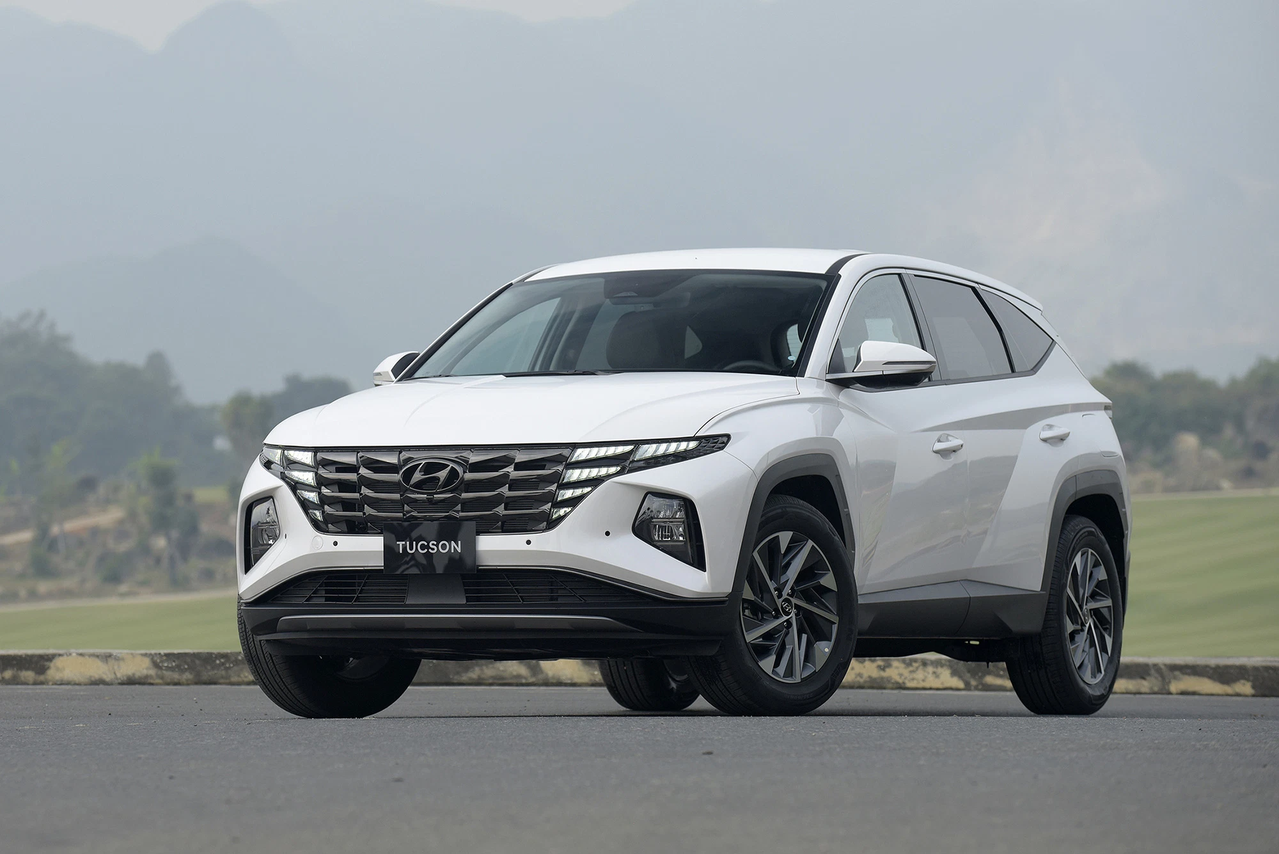 Thiết kế đầu xe Tucson 2023 cực kỳ ấn tượng, đem đến nhiều mỹ cảm