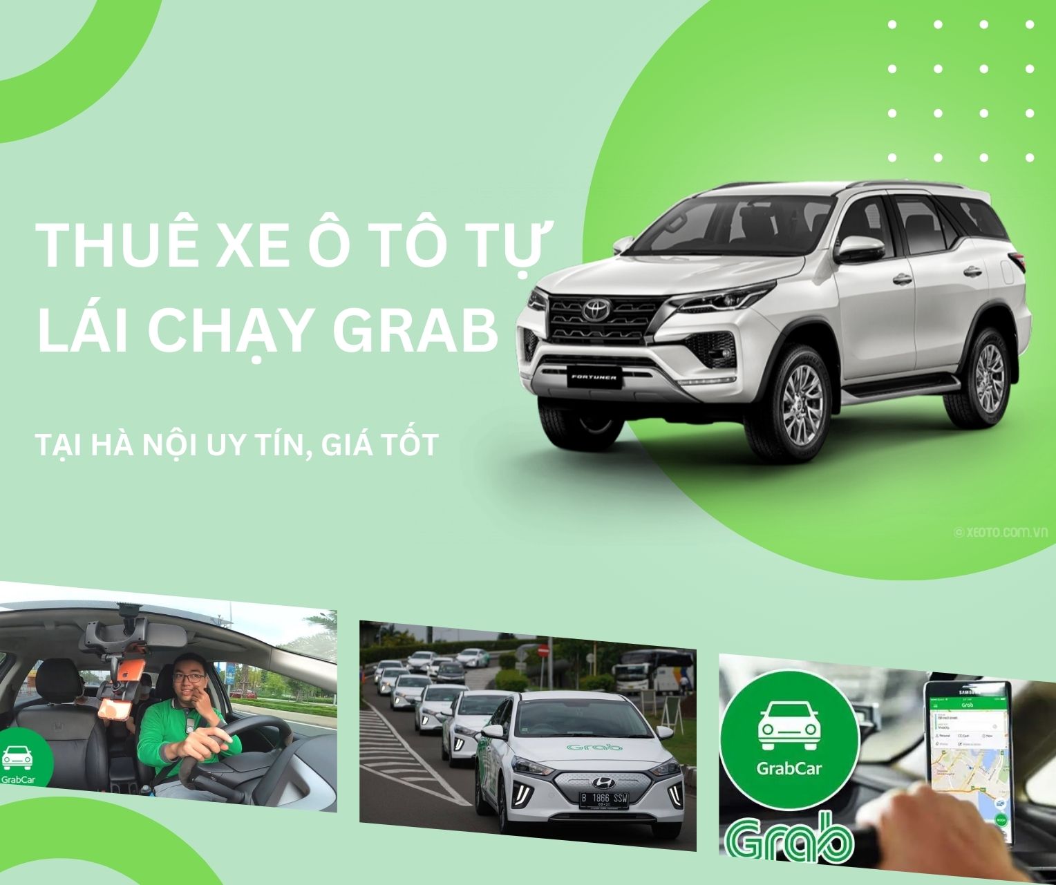 thuê xe ô tô tự lái chạy grab